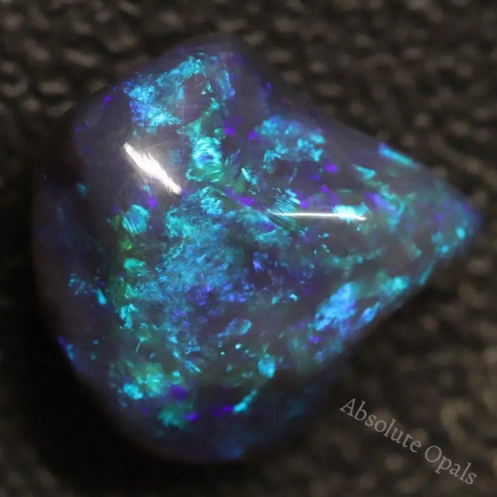  Black Opal Lightning Ridge, Australian Solid Carving, Loose Gem Stone