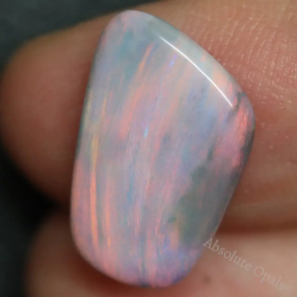 4.65 Cts Australian Semi Black Opal Solid Lightning Ridge Cabochon Loose Stone
