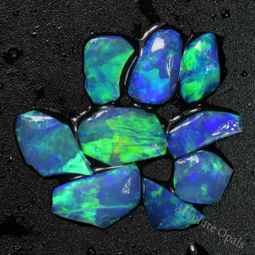 Australian Rough Opal Lightning Ridge Thin For Doublet or Inlay