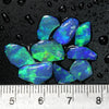 4.69 cts Australian Rough Opal Lightning Ridge Thin For Doublet or Inlay