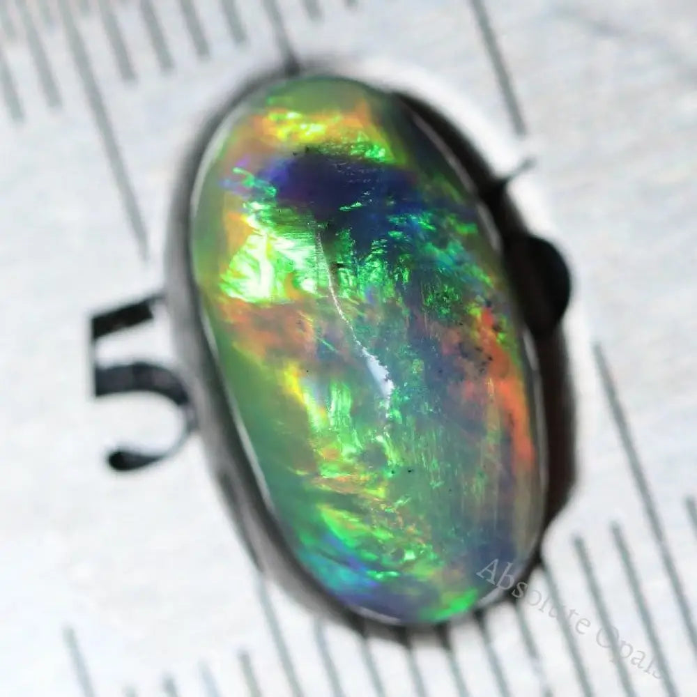 4.7 Cts Australian Solid Rough Opal Lightning Ridge Loose Rubs