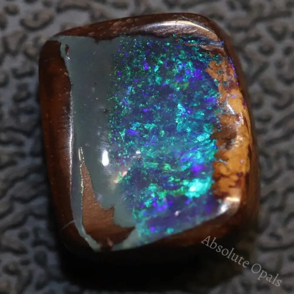 4.71 Cts Australian Boulder Opal Cut Loose Stone