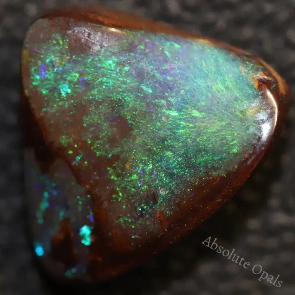 4.90 Cts Australian Boulder Opal Cut Loose Stone