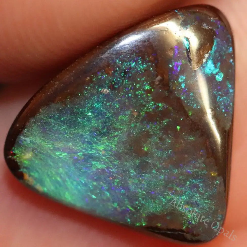 4.90 Cts Australian Boulder Opal Cut Loose Stone