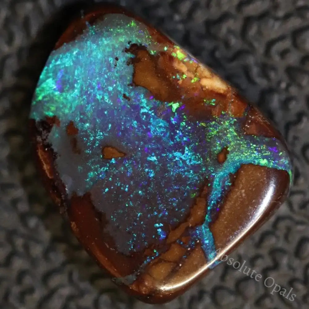 4.90 Cts Australian Boulder Opal Cut Loose Stone