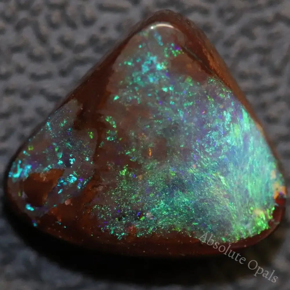 4.90 Cts Australian Boulder Opal Cut Loose Stone