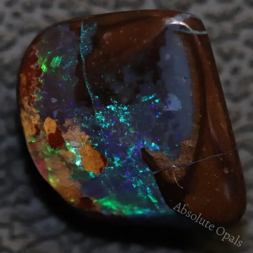 4.90 Cts Australian Boulder Opal Cut Loose Stone