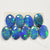 4.94 Cts Australian Opal Doublet Stone Cabochon 9Pcs 6X4