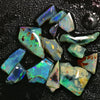 40.0 Cts Australian Rough Opal Parcel Off-Cuts Lightning Ridge -Rubs