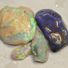 40.30 Cts Australian Solid Semi Black Opal Rough Lightning Ridge Parcel