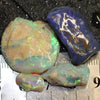 40.30 Cts Australian Solid Semi Black Opal Rough Lightning Ridge Parcel