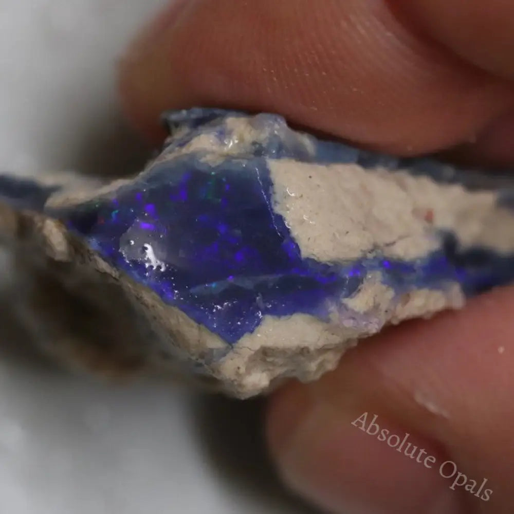 40.65 Cts Australian Lightning Ridge Black Opal Rough For Carving