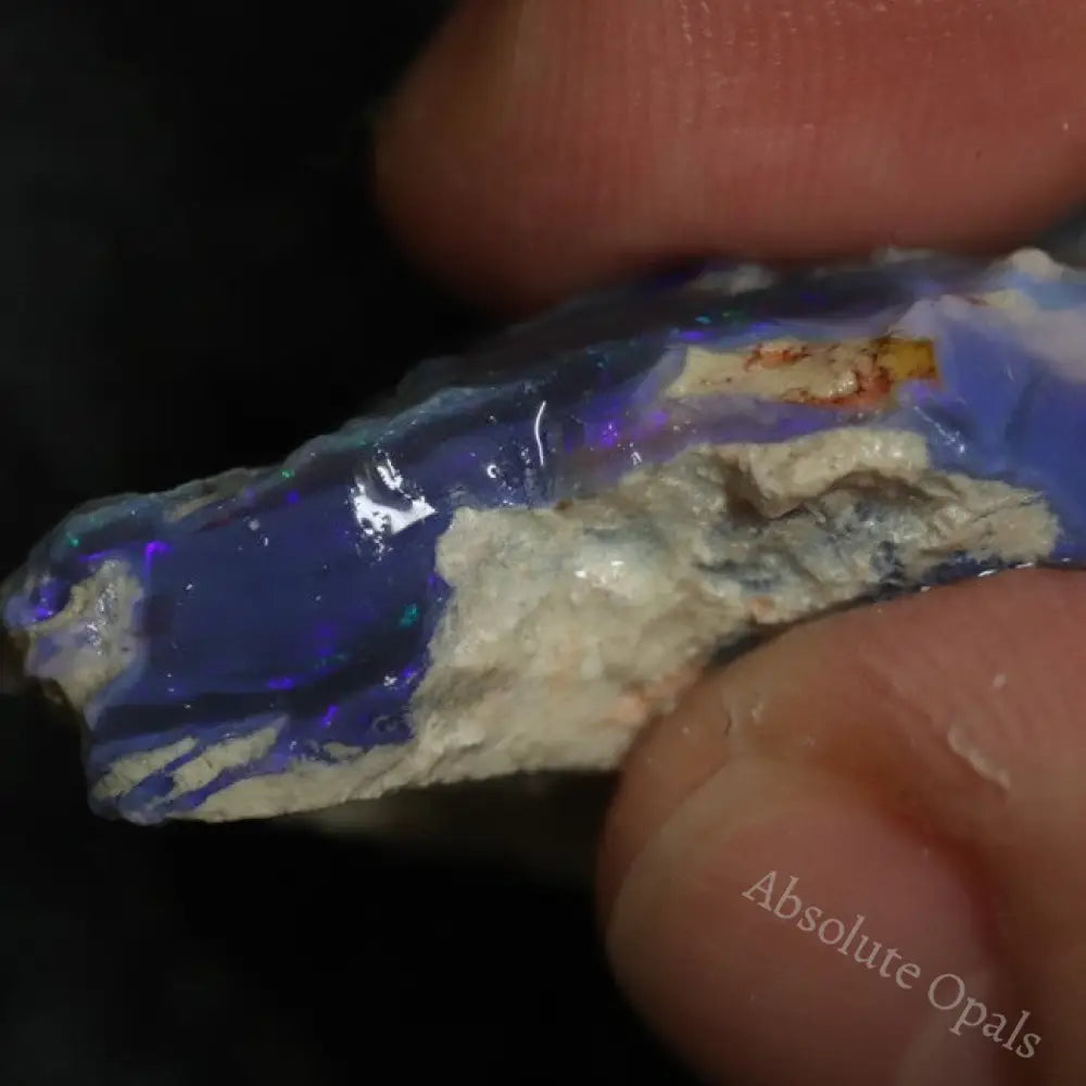 40.65 Cts Australian Lightning Ridge Black Opal Rough For Carving