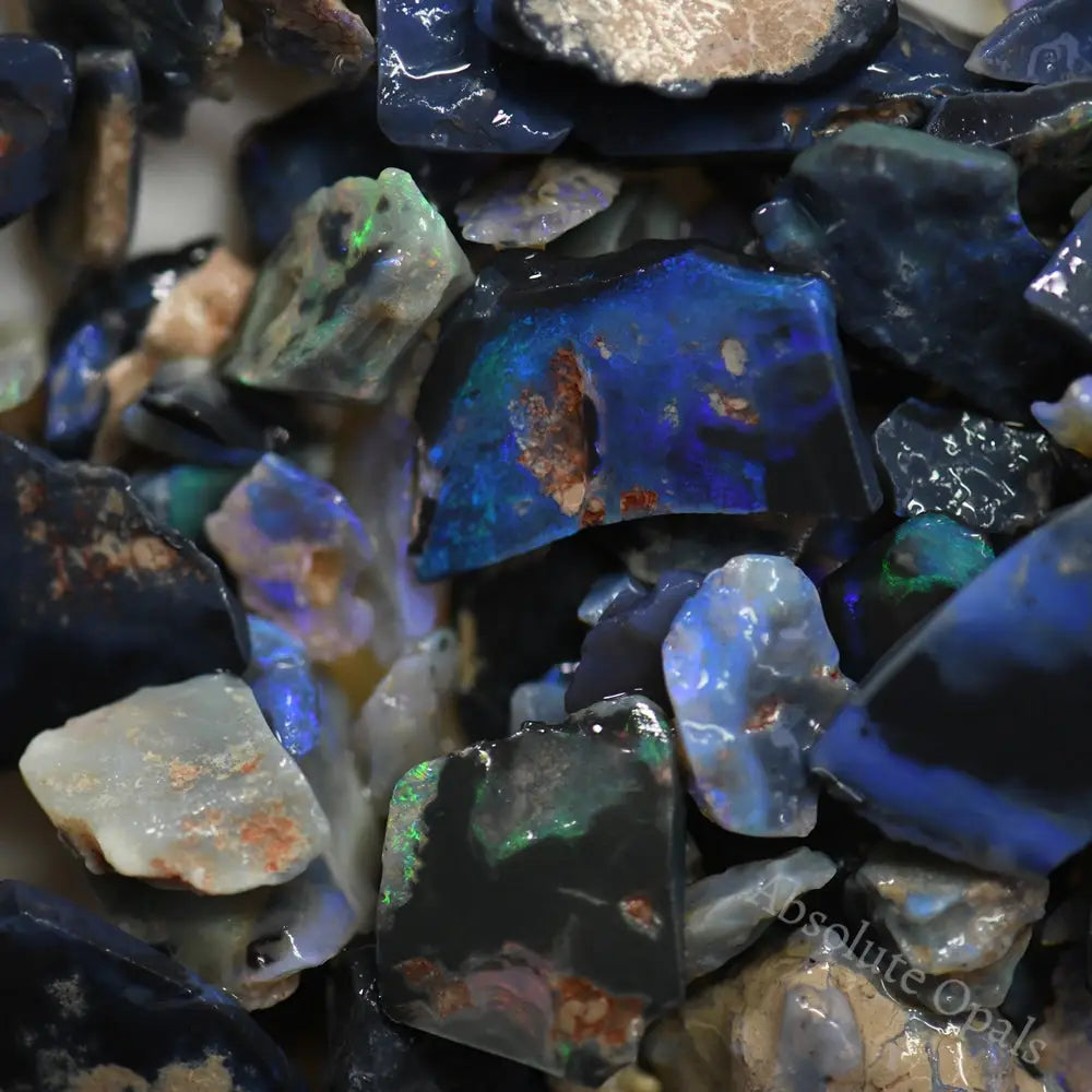 Australian Rough Opal Parcel, Lightning Ridge - Potch and Colour