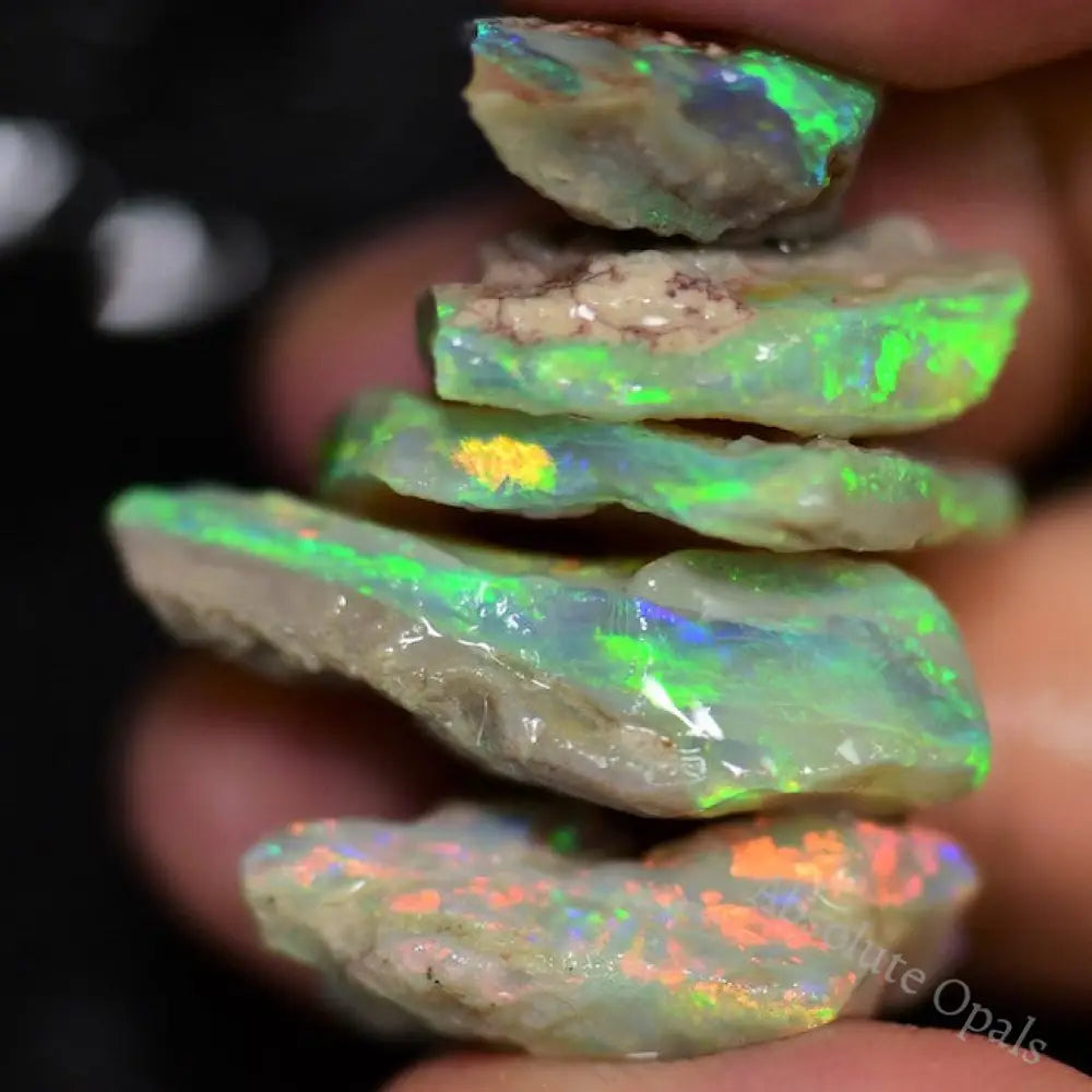 41.25 Cts Australian Rough Opal Parcel Lightning Ridge