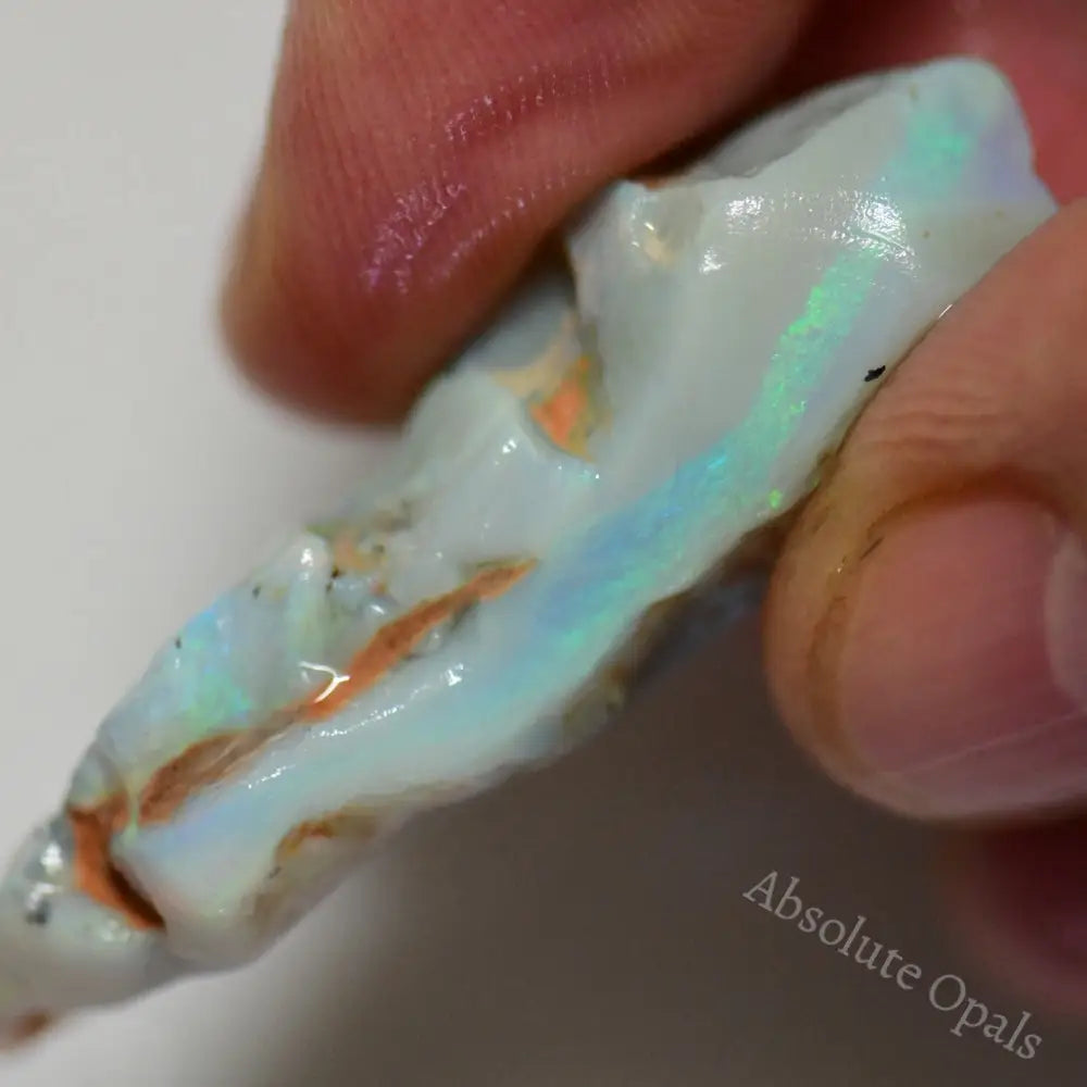 41 Cts Australian Rough Opal Lightning Ridge For Carving