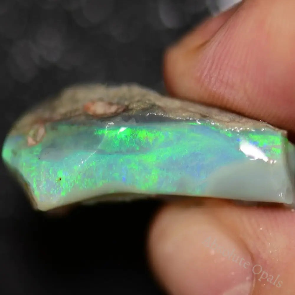 42.10 Cts Australian Single Rough Opal For Cutting Lightning Ridge