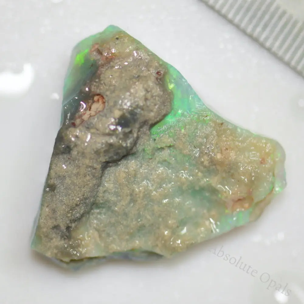 42.10 Cts Australian Single Rough Opal For Cutting Lightning Ridge