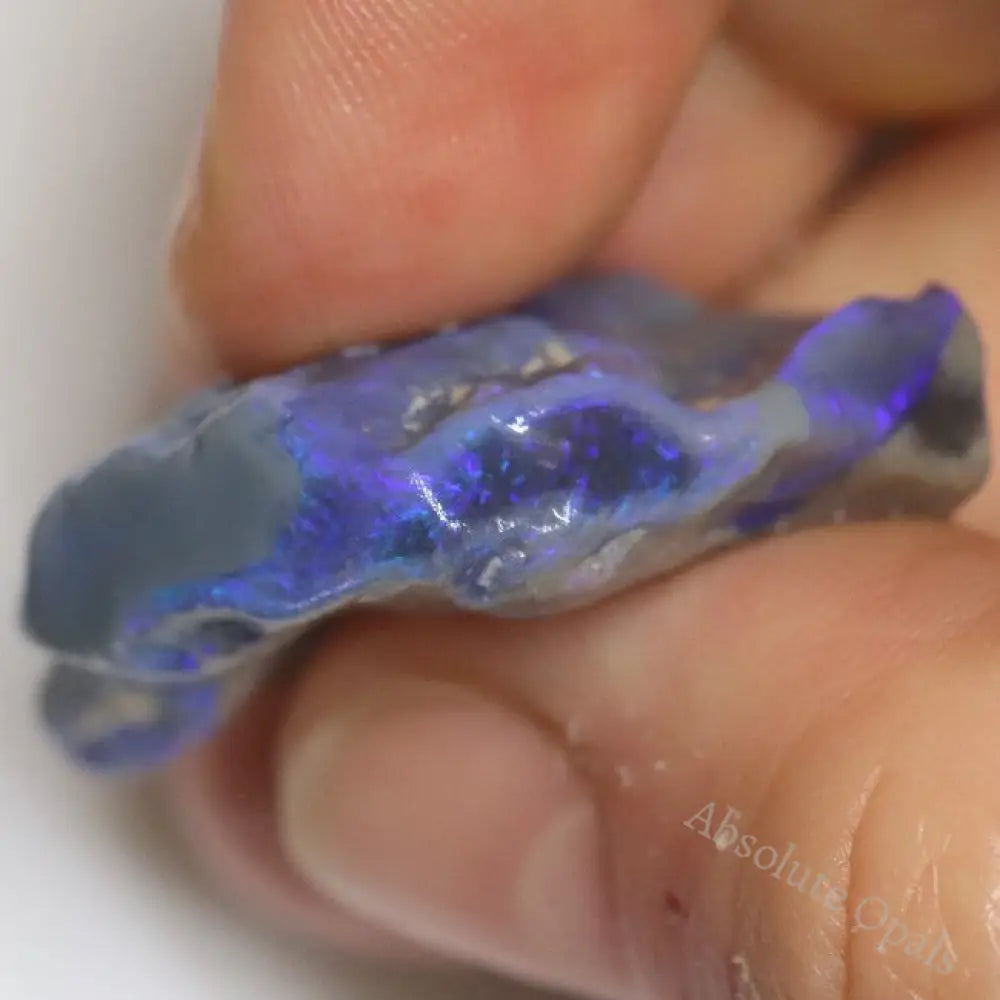 42.75 Cts Australian Lightning Ridge Black Opal Rough For Carving