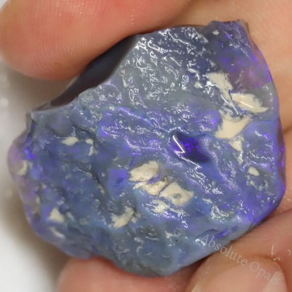 42.75 Cts Australian Lightning Ridge Black Opal Rough For Carving