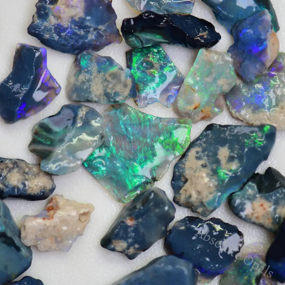 Rough Black Opal