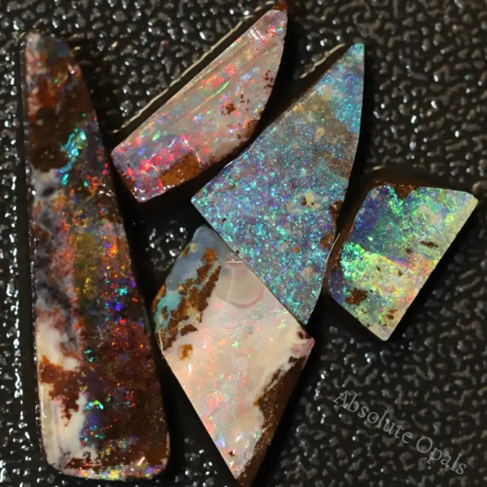 44.10 Cts Boulder Opal Rough Parcel Rubs