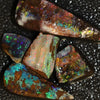 44.15 Cts Boulder Opal Rough Parcel 9.2-28.5X8.9-10.9X5.1-8.2Mm