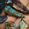 44.15 Cts Boulder Opal Rough Parcel 9.2-28.5X8.9-10.9X5.1-8.2Mm