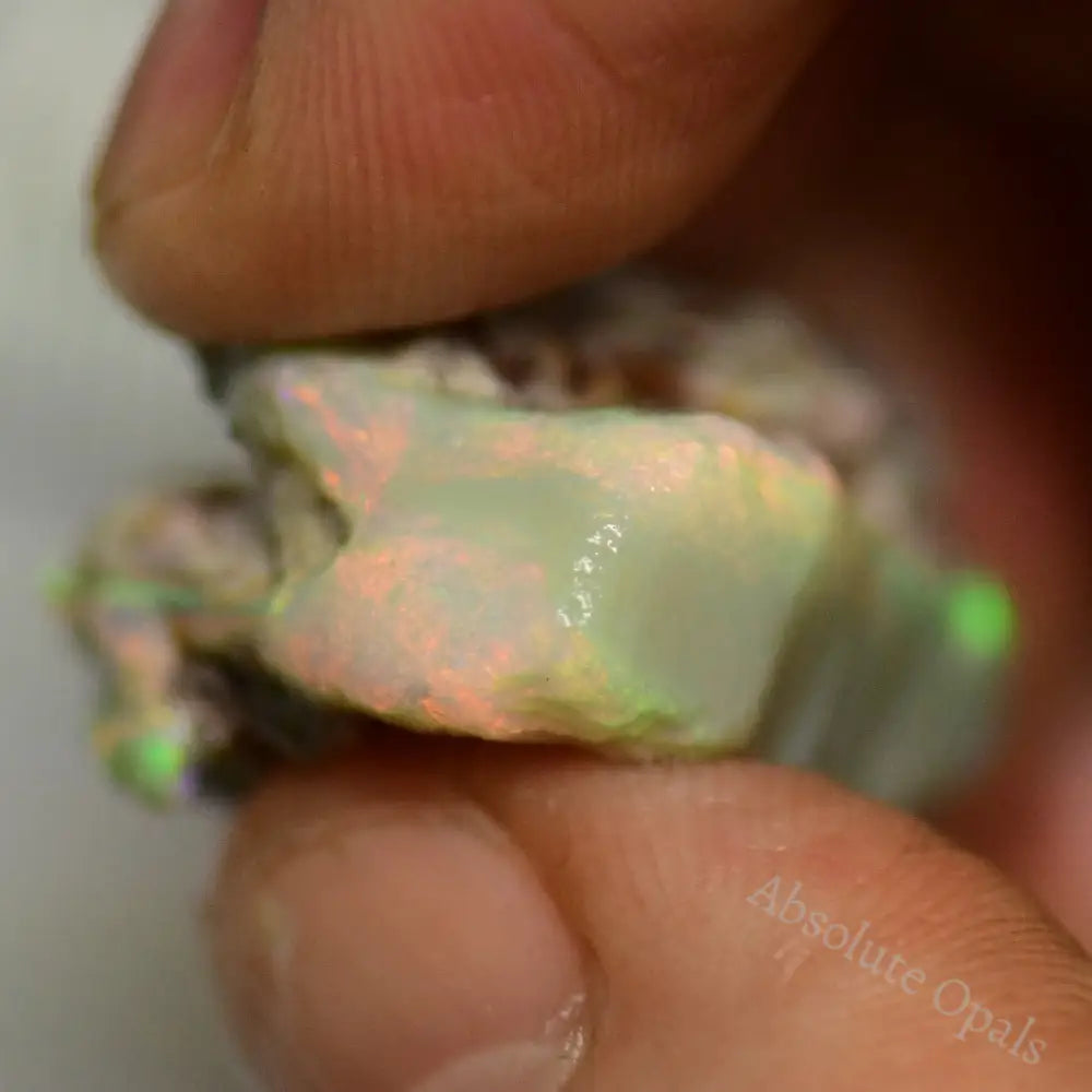 44.45 Cts Australian Rough Opal Lightning Ridge For Carving