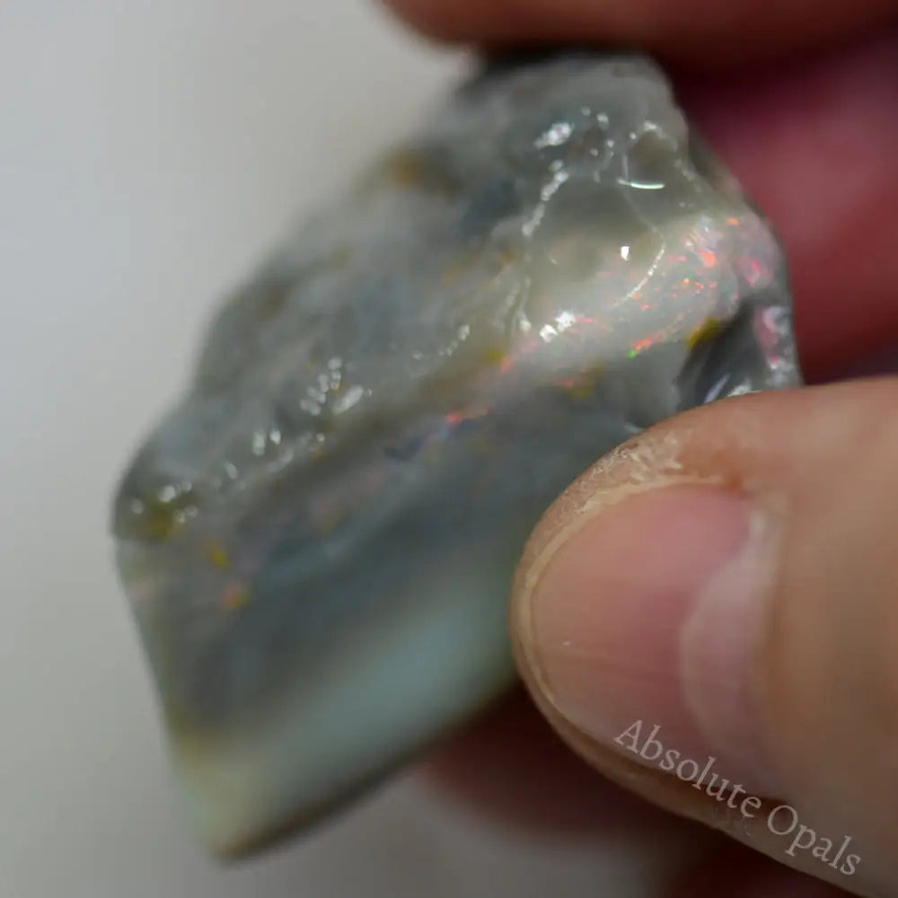 44.50 Cts Australian Rough Opal Lightning Ridge For Carving