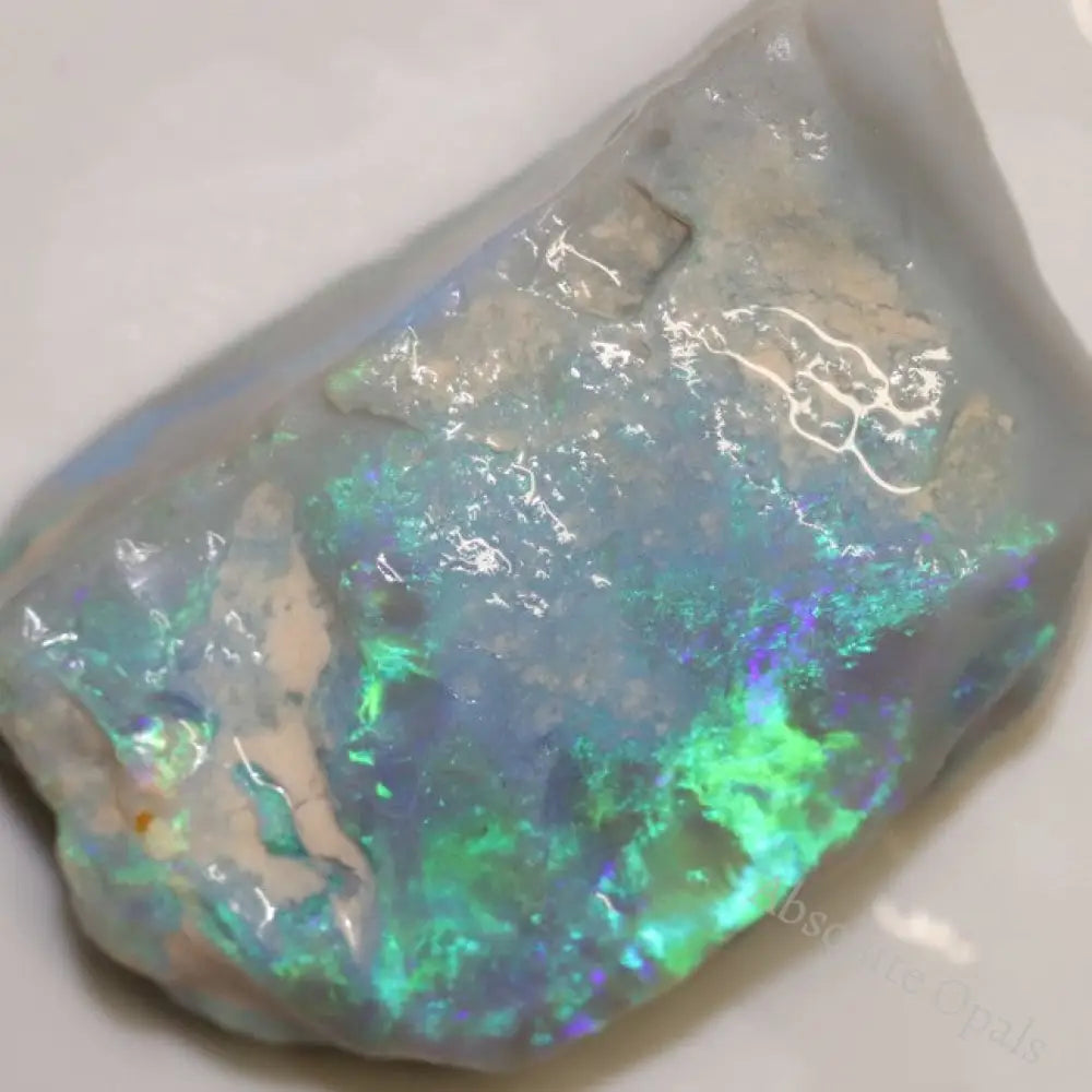 44.60 Cts Single Opal Rough Gem Stone 32.2X20.8X10.8Mm