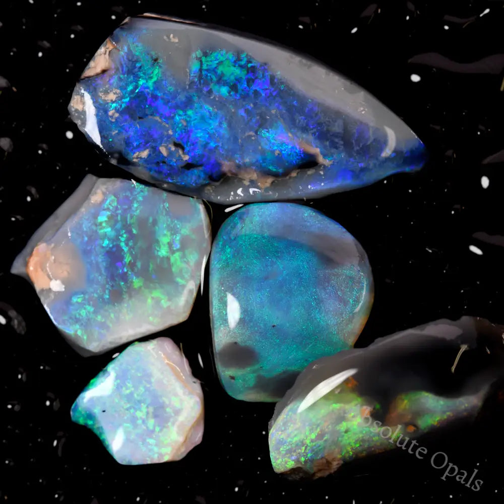 44.7 Cts Australian Opal Rough Parcel Rubs Lightning Ridge