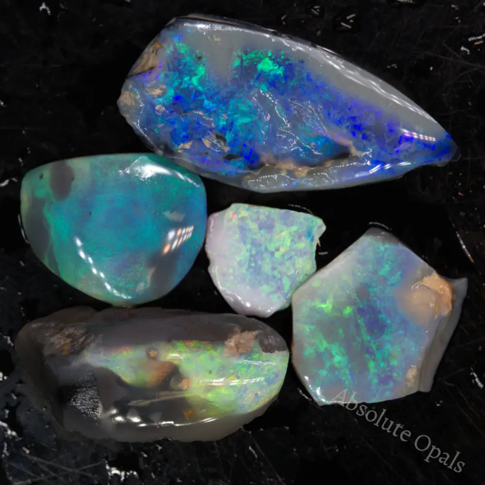 44.7 Cts Australian Opal Rough Parcel Rubs Lightning Ridge