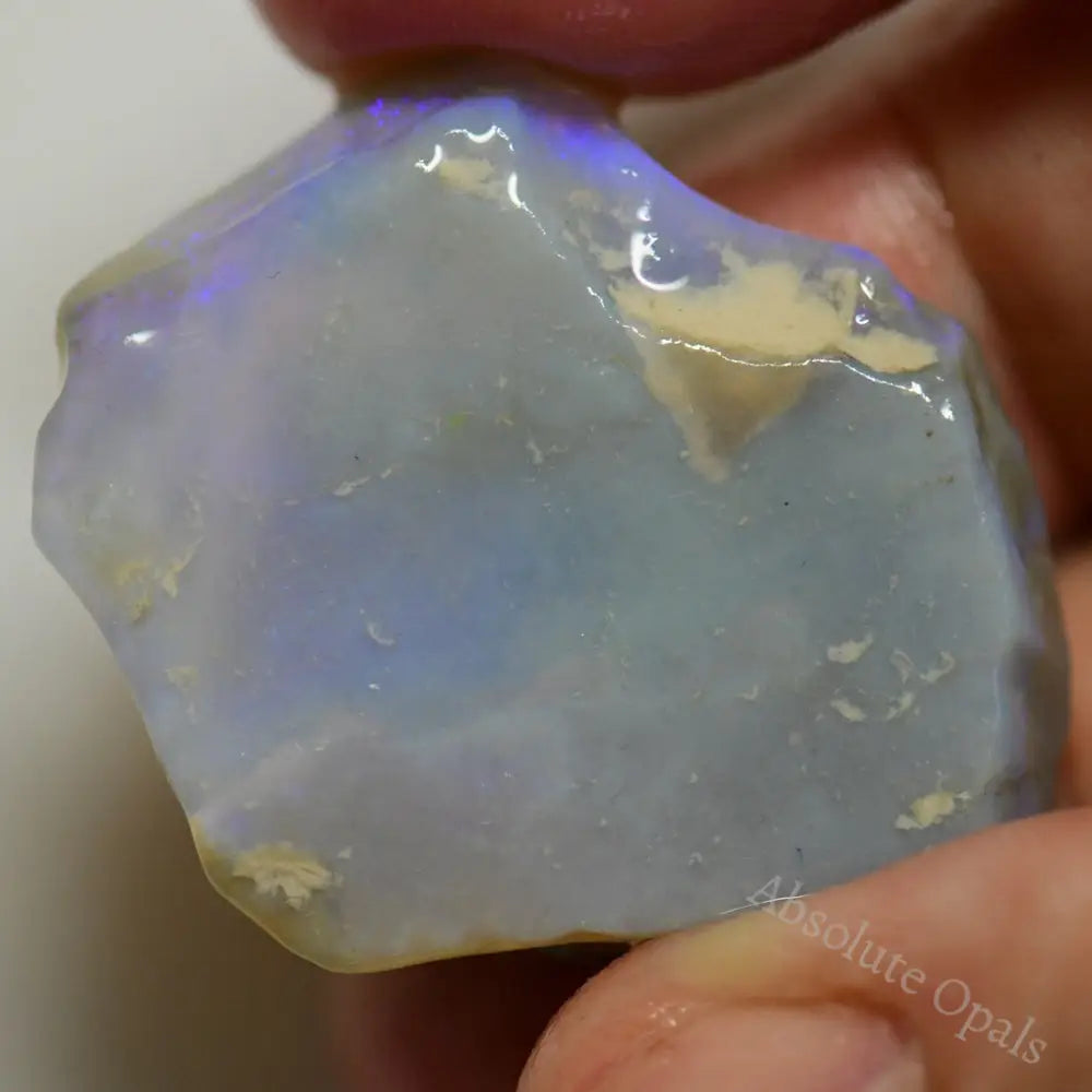 44 Cts Australian Rough Opal Lightning Ridge For Carving Beginner