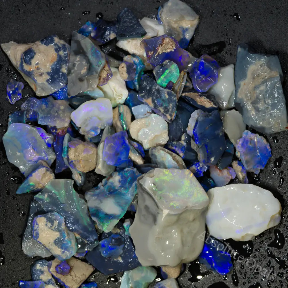  Rough Opal Parcel, Lightning Ridge - Potch and Colour