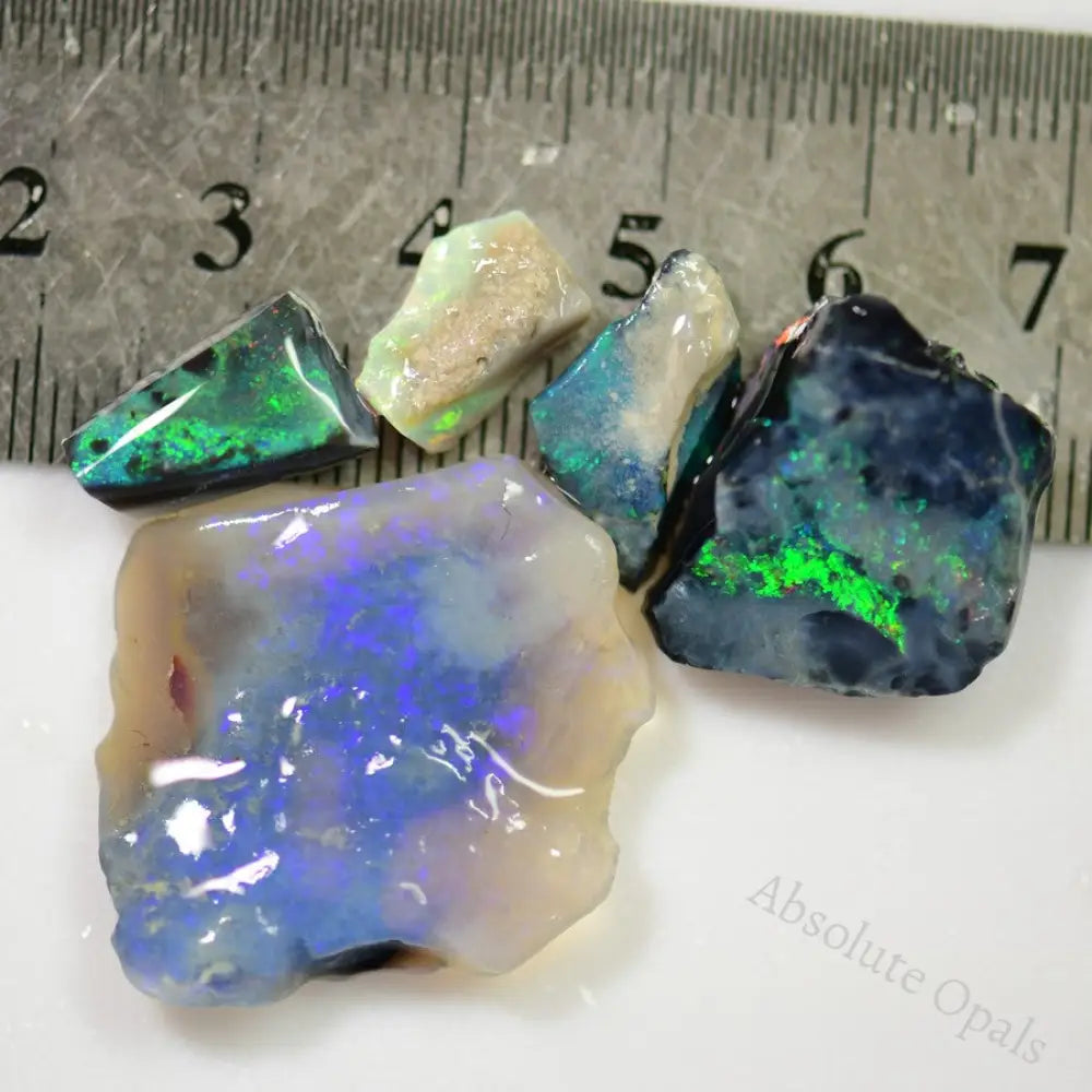 45.30 Cts Australian Rough Opal Parcel Lightning Ridge- Beginners