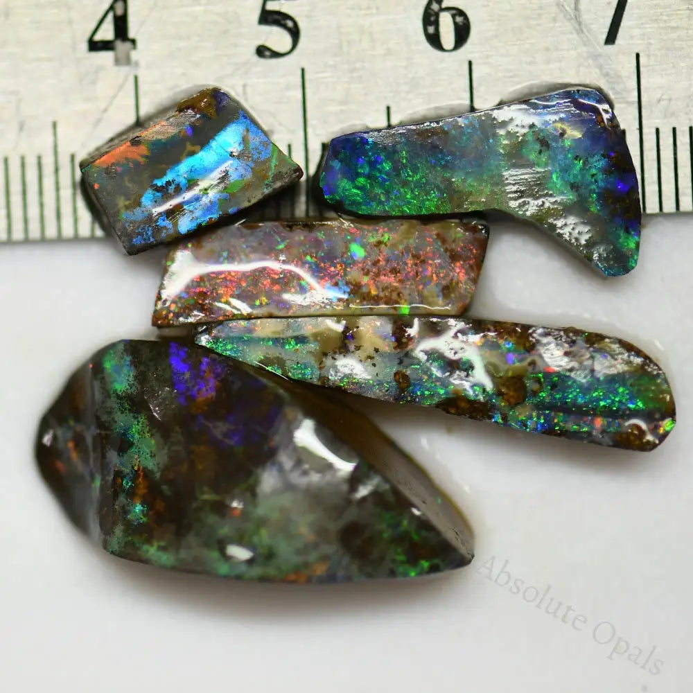 Australian Boulder Opal Rough Parcel