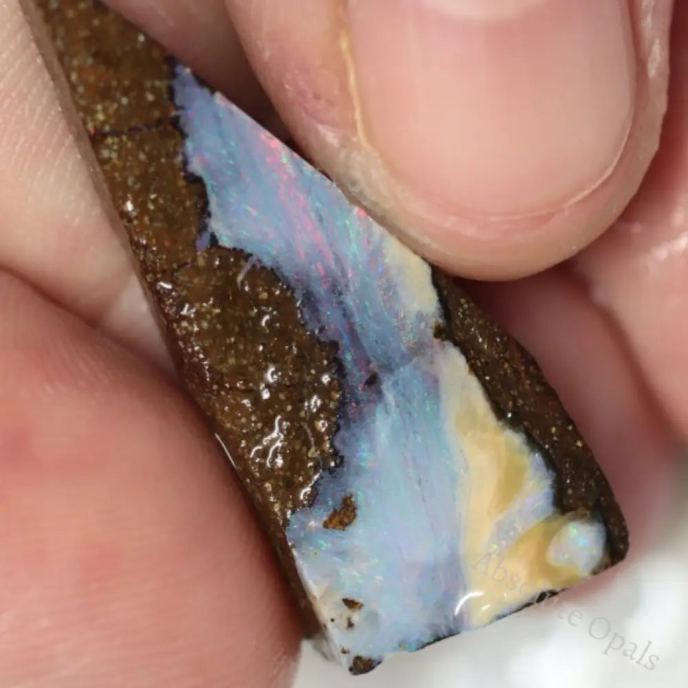 45.85 Cts Boulder Opal Rough Parcel Rubs