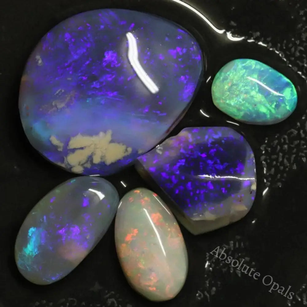 Parcel Cut Opal From Lightning Ridge, Black 2024 Opal Country - Blc01295