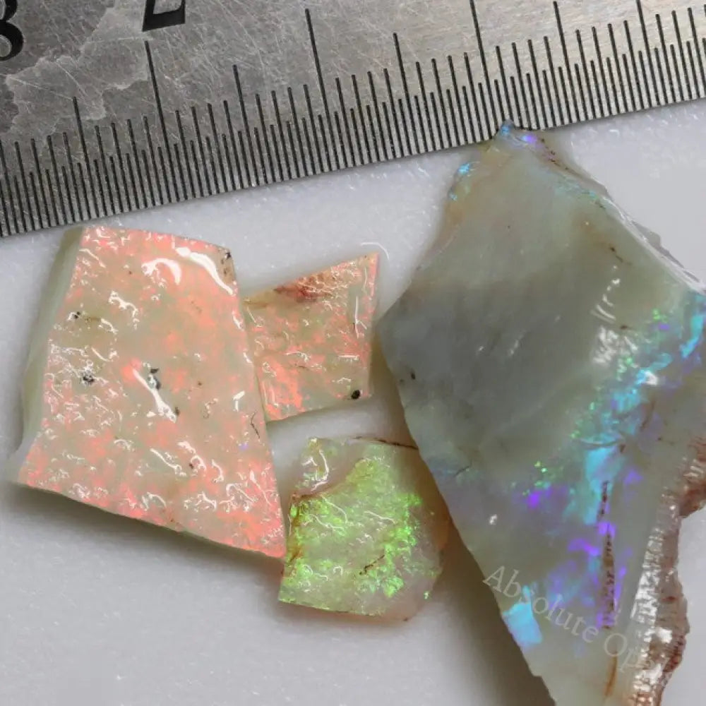 46.5 Cts Opal Rough Parcel Gem Stones 9.2-43.9X8.4-20.7X3.8-14.0Mm