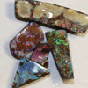 46.50 Cts Boulder Opal Rough Parcel 8.5-31.8X7.8-11.0X5.3-10.3Mm