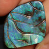 47.35 Cts Green Australian Boulder Opal Cut Loose Stone