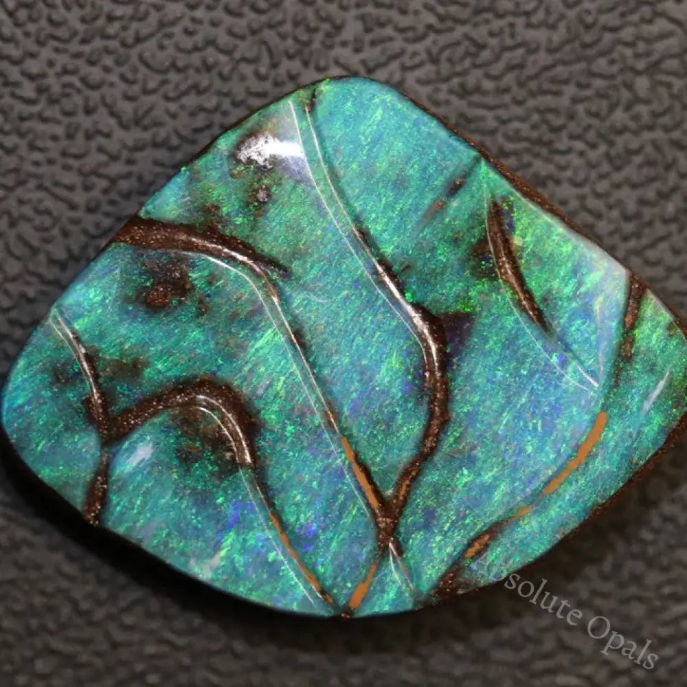 47.35 Cts Green Australian Boulder Opal Cut Loose Stone