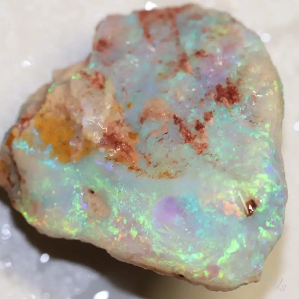 47.75 Cts Single Opal Rough For Carving 31.1X28.7X16.1Mm