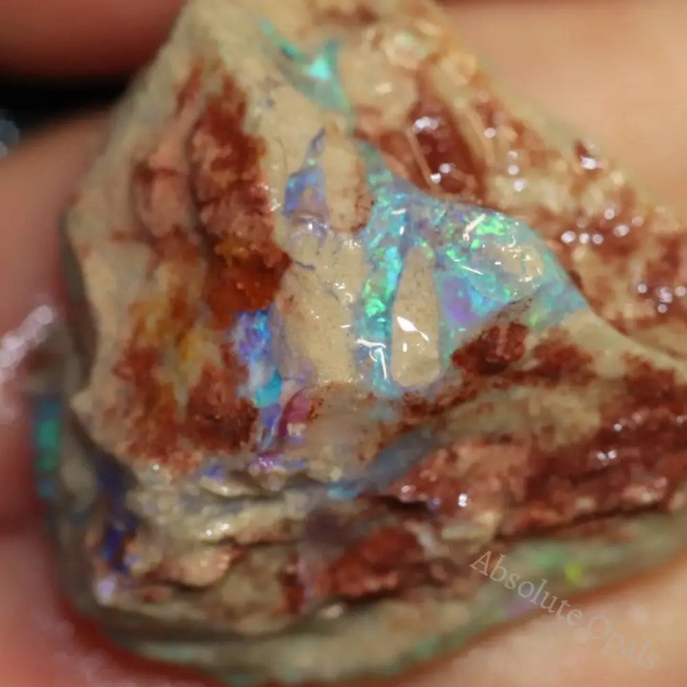 47.75 Cts Single Opal Rough For Carving 31.1X28.7X16.1Mm
