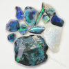 47.8 Cts Australian Rough Black Opal Parcel Lightning Ridge - Potch And Colour Offcuts Cmr