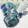 47.8 Cts Australian Rough Black Opal Parcel Lightning Ridge - Potch And Colour Offcuts Cmr