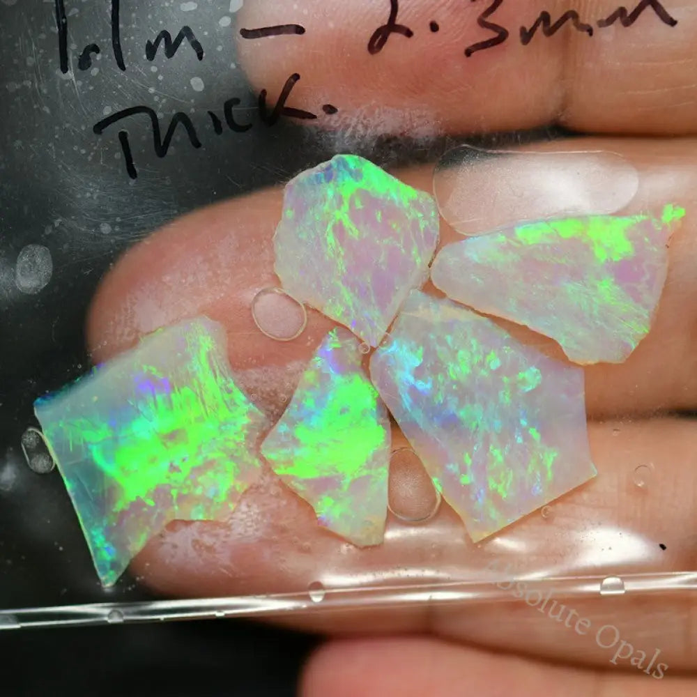 48.4Cts Australian Rough Opal Parcel Lapped For Inlay/Doublets Making- Wholesale Deal