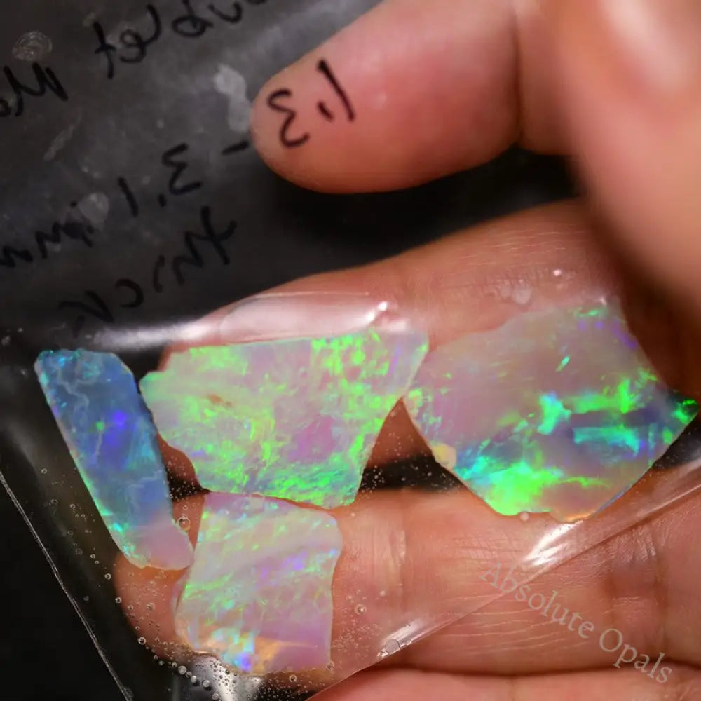 48.4Cts Australian Rough Opal Parcel Lapped For Inlay/Doublets Making- Wholesale Deal