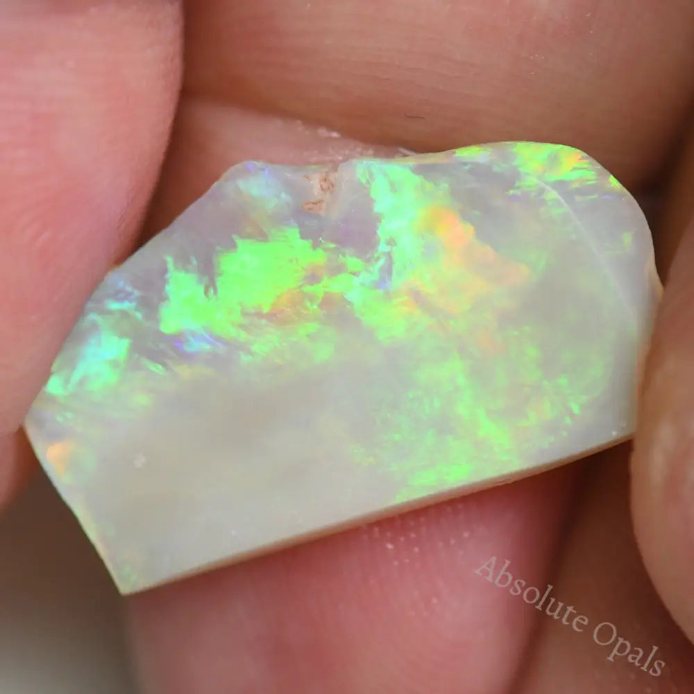 5.01 Cts Australian Rough Opal Lightning Ridge Rub Single